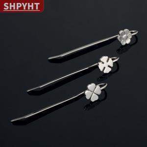 [COD] SHPYHT TOY 1 Pcs Delicate Clover Bookmark Metal Book Mark Stationery School Office Supply