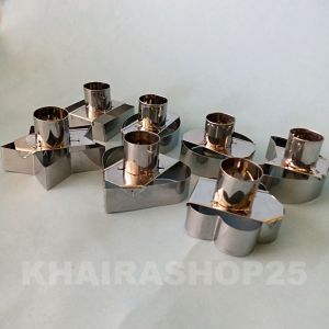 Cetakan donat karakter stainless dengan gagang bermacam bentuk terbaru