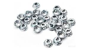 30 Pcs Emblem & Trim PAL Nuts 3/16" Stud 3/8" Hex Zinc Plated Fasteners Thread Cutting Replacement 1303 Compatible with GM