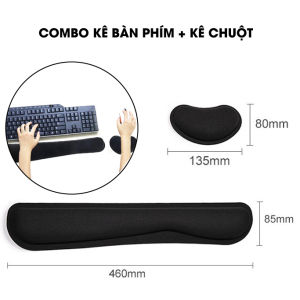 Kê tay bàn phím lót chuột đệm tay SIDOTECH PD800 êm chống mỏi cổ tay đệm không trượt pad chuột máy tính laptop đệm tay êm - Hàng chính hãng