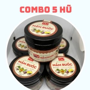 Mắm Ruốc Ăn Liền Sáng Lợi Phú Quốc - COMBO 5 Hũ 200 gram