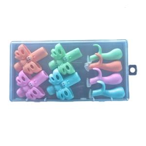 1 bộ hình con bướm bút chì Grip chữ viết tay bút chì grippers viết bút chì Viện trợ tư thế cầm công cụ chỉnh sửa