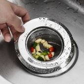 Miếng Lưới Inox Lọc Rác Bồn Rửa Chén Chặn Thức Ăn Thừa A2323