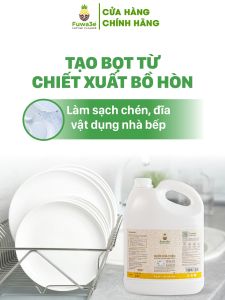 Bộ Sưu Tập Can Fuwa3E - Dung Dịch Rửa Chén/ Rửa Tay/ Ngâm Thực Phẩm Kháng Khuẩn Hypoallergenic 3.8L