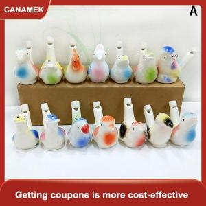 【CANAMEK 】 Ceramic Water Bird Whistle Bathtime Musical Toy for Kid Early Learning Educational Children Gift Toy Musical Instrument