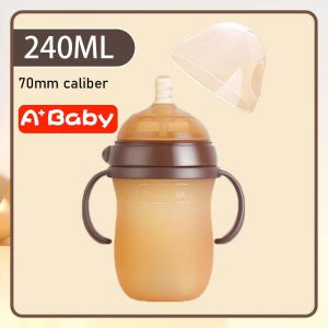 150/250ML Nano Silicone Baby Feeding Milk Bottle Wide Neck Soft Touch and Safe Bottle