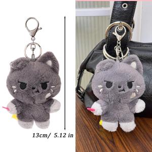 YESPERY Cartoon Cute Doll Keychains High Quality Korean INS Style Plush Animal Keyrings