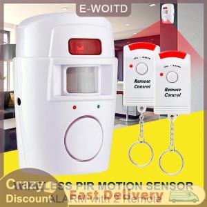 ซื้อ 1 ชิ้นลด 10 บาท LANG Wireless Pir Motion Sensor Alarm + 2 Remote Controls Shed Home Garage Caravan