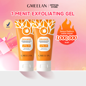 GMEELAN 2PCS Orange Exfoliating Gel 50g Pengelupasan kulit Peeling Eksfoliasi Wajah [nasa shoop]