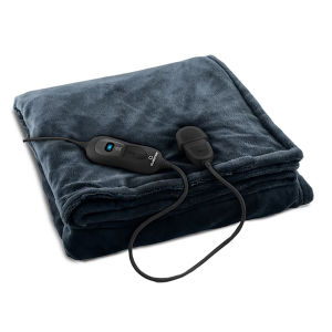 Chăn Sưởi Điện Klarstein Chăn Sưởi Ấm Mùa Đông KT 130 x 180cm Electric Blanket Có Điều Khiển Chống Quá Nhiệt Có Thể Giặt Chất Liệu Lông Cừu Không Kích Ứng Da An Toàn Chuẩn EU Nhập Đức BH 12 Tháng