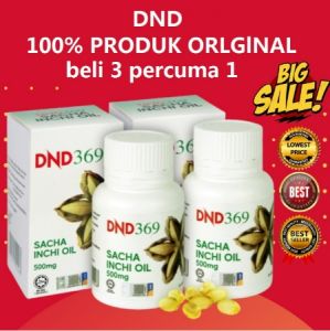 【buy 3 free 1】DND369 Sacha Inchi Oil Softgel
