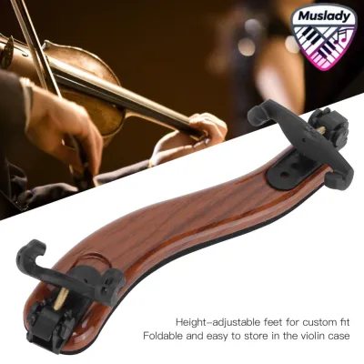 MUSLADY Hỗ trợ vai đàn violin Tấm đệm tựa vai đàn violon có thể điều chỉnh độ cao Thiết kế tiện dụng cho vị trí của vai và cằm