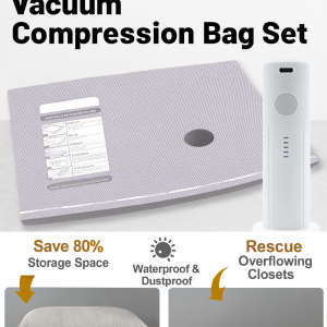 Compression Bag Set Vacuum Storage Bag Electric Pump Sealed Vacuum Compression Storage Bag Travel