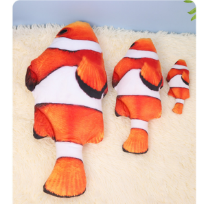 Đồ chơi cho Chó Mèo cá nhồi bông hoạ tiết 3D (mẫu mới) - Hara Pet Store