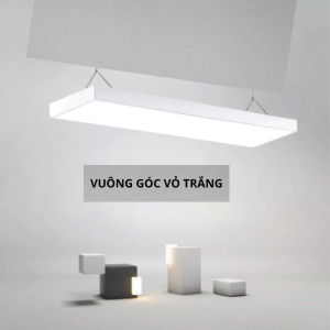 [Bản Lớn 20cm] Đèn Thả Văn Phòng showroom Đèn Led Thả Máng Cao Cấp Khung Nhôm 1m2 - 68w Loại 1 bảo hành 12 tháng