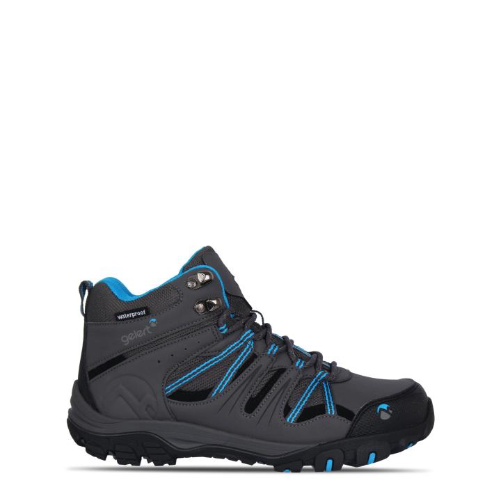 Gelert Junior Boys Horizon Mid Waterproof Juniors Walking Boots Charcoal Blue Sports Direct Lazada