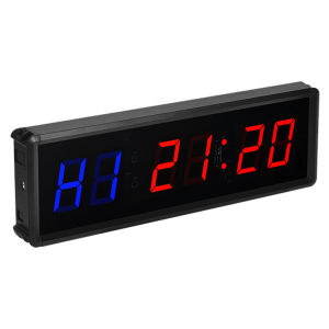 Compact Exercise Timer with Remote Control for Fitness Training Digital Count Down/Up Clock Durable Material Easy to Use for Gym and Outdoor Sports