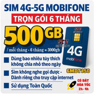 Sim 4G 5G Mobifone Trọn gói 1 năm 12mdt150 (500gb/ tháng) 12mdt50(5gb/ngày) mfy(100gb/tháng) Mdt350(4gb/tháng).FreeShip- chưa kích hoạt.