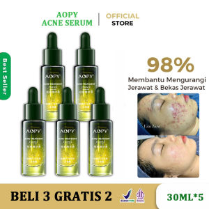 Serum Acne AOPY Serum Penghilang Jerawat 30ML Salicylic Acid Membantu Penghilang Jerawat Dan Bekas Jerawat Facial Essence Moisturizing Pengecil Pori Pori Anti Acne