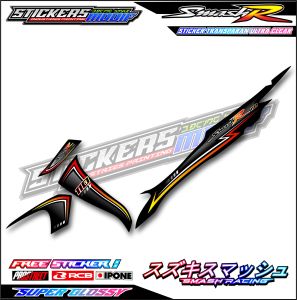 STRIPING VARIASI MOTOR SMASH / STICKER LIST VARIASI SUZUKI SMASH