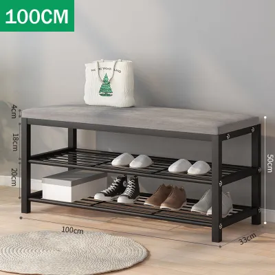 (Local Stock) Nordic Minimalist Shoes Rack Bench / Shoe Storage