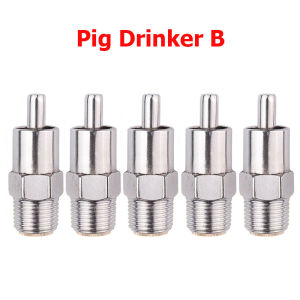 5/10/25Pcs Stainless steel Pig nipple water drinker set Automatic Piglet drinker for sows pigs piggery drinking equipment