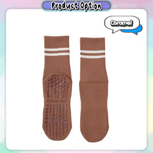 [Blink] Anti Slip Socks Pilates Yoga Socks Mid Calf Socks Gym Sport Sock 瑜伽袜 防滑袜 Stokin Anti Slip -SK36