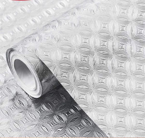 kkl store KITCHEN FOIL 5meter by 45cm self adhesive waterproof foil quality heatproof oilproof Self-adhesive Wallpaper Home Decor Wallcovering For Living Room Bedroom Background Wall Stickers PVC Wallpaper 3D Decals Home Decor Wallsticker 1 Roll