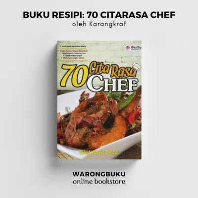 Karangkraf - Buku Resipi Masakan: 70 Citarasa Chef | buku resepi | cooking books | malay cook books
