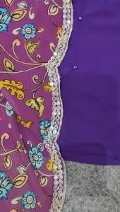 FOX GEORGETTE WITH EMBROIDERY AND WORK FULL SLEEV *(FULL STICHED)* NEW DESIGNER PARTY WEAR GOWN WITH EMBROIDERY WORK
