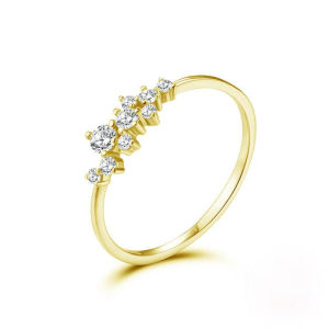 KAHASIL JEWELRY Cincin Titanium Wanita Anti Karat Luntur Fashion Korea Mutiara Berlian KH026