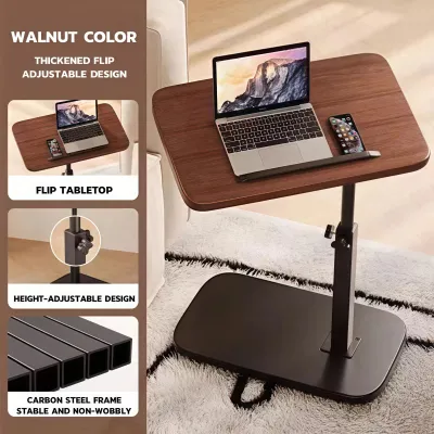 Meja Belajar Coffee Table Meja Lipat Odern Bedside Lifting Table Adjustable Table Simple Laptop Table 边几桌