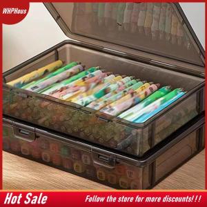 【COD】🔥🔥🔥 1Pc Document Organizer Box Household Certificate File A4 Box Important Information Registration Book Dust Proof Storage Case