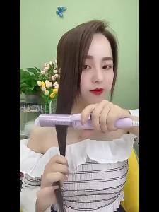 AE Zhigo Curling Iron ST-011 Curling and straightening dual-use hair straightener small flat iron for straightening hair