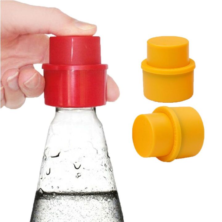 ZHUNIEDU Push Type Carbonated Soda Cola Fizzy Drink Bottle Pump Caps