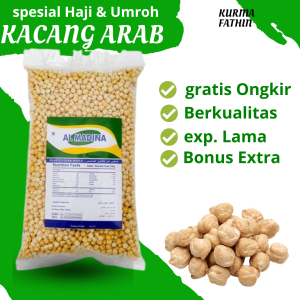 Kacang Arab 1 Kg Murah Premium Chick Peas Packing Vacuum Paket Oleh Oleh Haji dan Umroh