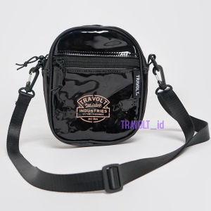 Mini Sling Bag - Travolt - Tas Transparan Hitam - Tas Selempang - Shadow - Black