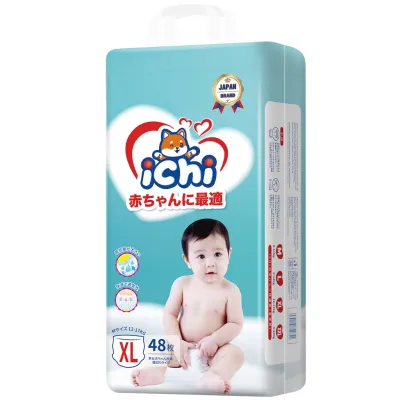 ICHI Pull-up Pants Baby diapers 44 - 54 pcs per pack - Sizes S M L (Tape) | M L XL XXL XXXL(Pants)