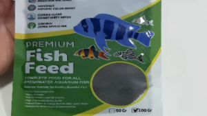 Thức ăn cho cá ali hạt chìm cá ăn tầng đáy túi 100g tăng màu Dr+ Premium Cichild Pellets