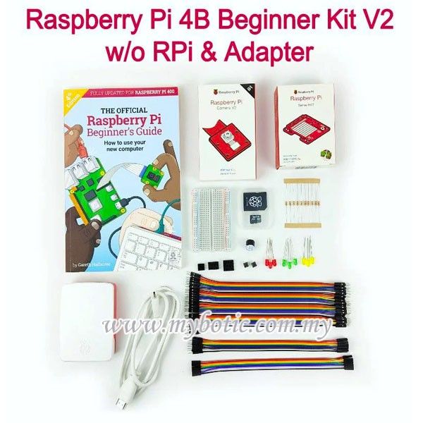 Raspberry Pi 4B Beginner Kit V2-w/o RPi and Adapter | Lazada