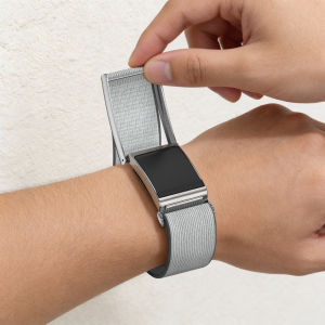 Metal Frame+Nylon Wristband for Whoop 5.0 Wacth Band 28CM