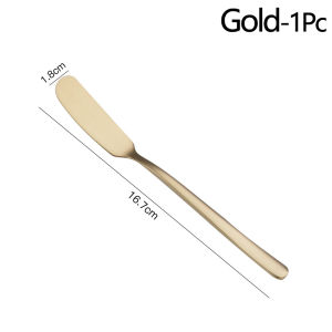 Stainless Steel Butter Knife Pizza Hole Cheese Dessert Jam Knife Cutlery Cream Knifes Breakfast Toas Tools Kitchen Gadget Knives