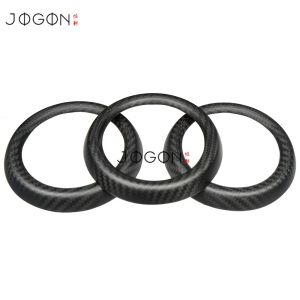Cornerr For Fiat 124 Abarth 124 2016-2025 3Pcs DRY Carbon Fiber Car Interior Center Air Conditioning Vent Ring Cover Trim Accessories Q8H3K