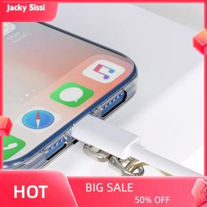 Jacky 0.3Mm Kim Loại Mạnh Mẽ Điện Thoại Di Động Tether Tab 360 Độ Xoay Điện Thoại Treo Dây Đeo Gasket Thay Thế Điện Thoại Dây Buộc Vá Clip