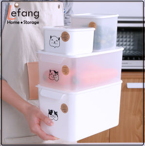 Lefang Fridge Food Storage Containers with LidsPlastic Reusable Storage Organizer Storage Bin Meal Prep Containers