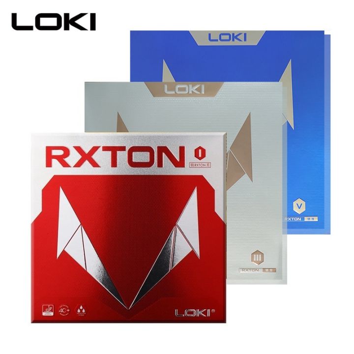 LOKI RXTON Series ITTF Approved Table Tennis Rubber Red Pips In Hard