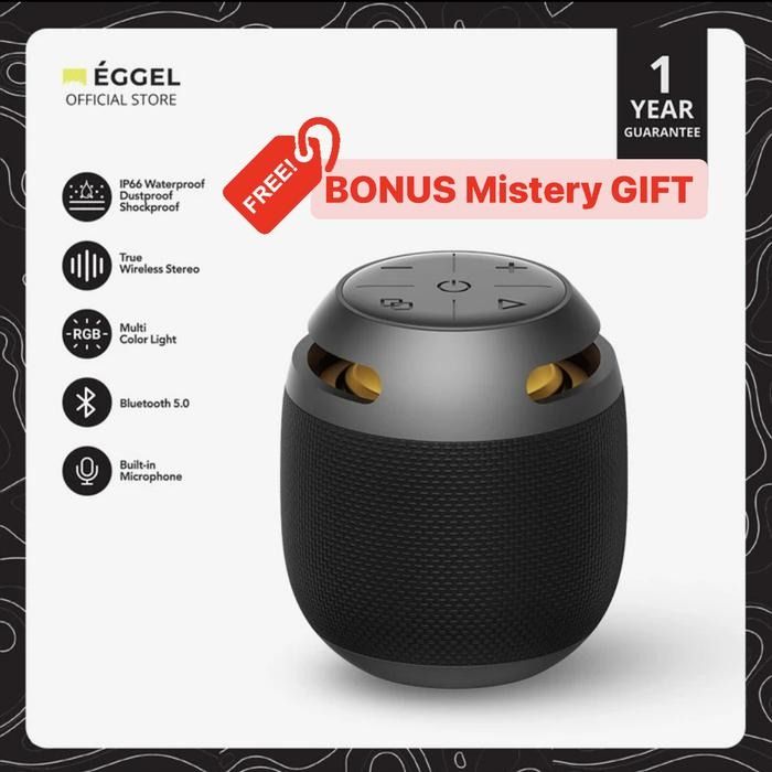 PROMO Eggel Play Bluetooth Speaker Wireless with Built-in