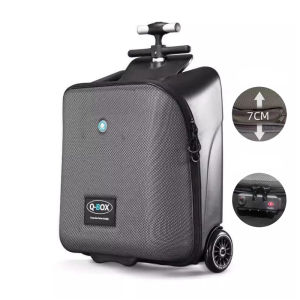HENDO 20Inch Kids Luggage Foldable Trolley Baby Stroller Travel Bag Wheels Childrens Seat Ride-on Portable Luggage