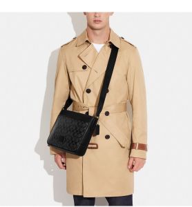 Coach for Men Leather DISTRICT Crossbody Bags bag official store original authentic sling bag Business casual square bag CH078 F28455 F28456 F73339 C9870 Size:28X24X7cm