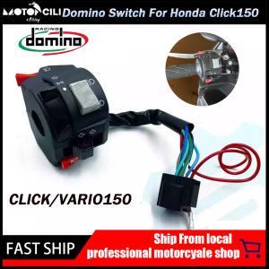 CLICK150 VARIO150 hanlde switch Domino Switch For Honda Click With Passing Light CLICK150 VARIO150 (Left only) Plug and play